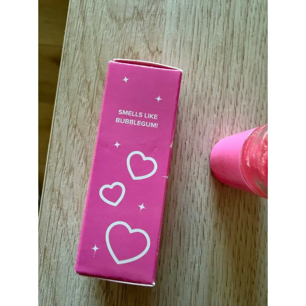 $22 New Too Faced Kissing Jelly Gloss Bubblegum Juicy Lip Oil Gloss Hybrid 4.5ml